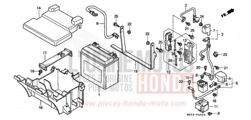 BATTERIE GL1500CV de 1997